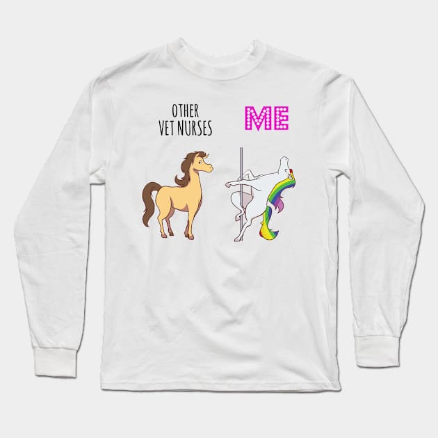 Other vet nurse Unicorn Long Sleeve T-Shirt by IndigoPine